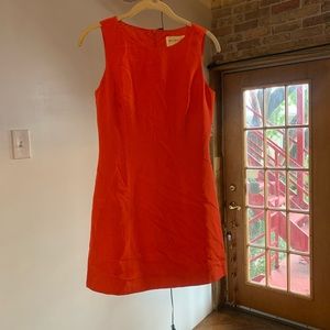 Hugo Buscati orange mini dress. Size 4